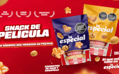 Maní La Especial lanza nueva línea de pasabocas para losamantes del cine en casa: ¡Snack de Película, sabores que merecen un premio!